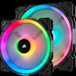 Corsair LL Series, LL140 RGB, 140mm Dual Light Loop RGB LED PWM Fan, Single Pack