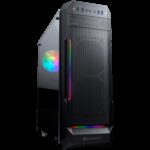 Chassis COUGAR MX331 Mesh-G, Mid Tower, MiniITX/MicroATX/ATX, 204x481x443(mm), USB 3.0 x 2, USB 2.0 x 2, Mic x 1 / Audio x 1, RGB Control Button, Mesh with ARGB strips Front Panel, 120mm x 1(ARGB fan x 1 pre-installed), 4mm Tempered Glass Left Panel