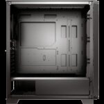 COUGAR Dark Blader X5 Black, Mid-Tower, Mini ITX / Micro ATX / ATX / CEB / E-ATX, 220 x 486 x 468 (mm), USB 3.0 x 1, USB 2.0 x 2, Mic x 1 / Audio x 1, Reset Button, Transparent Left Panel, 120mm x 1 (Black Rear fan x 1 pre-installed) - Image 4