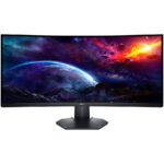 LED Монитор DELL Dell Gaming LED Monitor S3422DWG, 34"  WQHD 3440x1440 144Hz VA AG 21:9 Curved 99% sRGB, 400cd/m2, 3000:1, 178/178, 1ms (MPRT) / 2ms GtG, Flicker Free, 2xHDMI, 1xDP, USB Hub (4xUSB 3.2) Audio Jack, Free Sync, Height, Slant ,Tilt Adj, 3Y