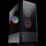 COUGAR MX430 Mesh RGB (Black), Mid Tower, Mini ITX / Micro ATX / ATX, USB 3.0 x 2, USB 2.0 x 1, Mic x 1 / Audio x 1, Reset Button, RGB Button, 4mm Tempered Glass, Onboard Lighting System