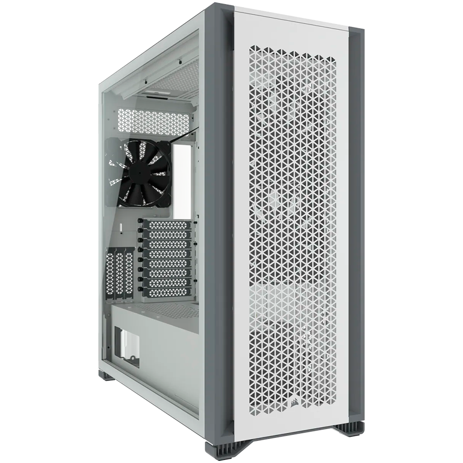 211210150122369795 Corsair 7000D AIRFLOW Tempered Glass Full Tower, White - Image 1