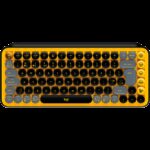 LOGITECH POP Keys Bluetooth Mechanical Keyboard - BLAST YELLOW - US INT'L