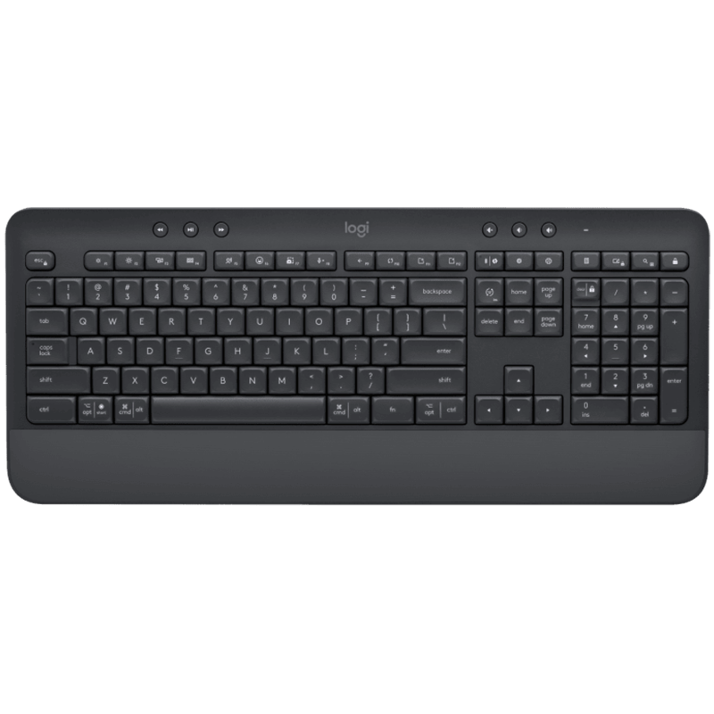 220811160011292706 LOGITECH K650 SIGNATURE Bluetooth keyboard - GRAPHITE - US INT'L - Image 1