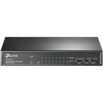 Мрежов Комутатор TP-LINK 9-port 10/100Mbps unmanaged switch with 8 PoE+ ports, compliant with 802.3af/at PoE, 65W PoE budget, support 250m Extend Mode, Priority mode and Isolation mode, desktop mount, plug and play.