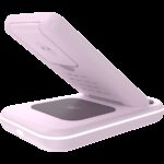 Безжични зарядни CANYON CANYON wireless charger WS-304 15W 3in1 Iced Pink - Image 5