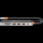 USB хъб CANYON CANYON hub DS-13 7in1 4k USB-C Transparent Space Grey - Image 4
