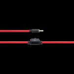 CANYON PC headset HSC-1 PC Mic Flat 2m Black Red - Image 5