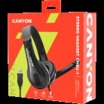 CANYON PC headset CHSU-1 PC Mic USB 2m Black - Image 5