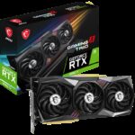 MSI Video Card Nvidia GeForce RTX 3060 Ti GAMING Z TRIO 8GD6X, 8GB GDDR6X, 256-bit, 19GBps, Boost: 1845 MHz, 4864 CUDA Cores, PCIe 4.0, 3x DP 1.4a, HDMI 2.1, RAY TRACING, Triple Fan, 600W Recommended PSU, Metal Backplate