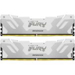 Kingston 64GB 6000MT/s DDR5 CL32 DIMM (Kit of 2) FURY Renegade White XMP