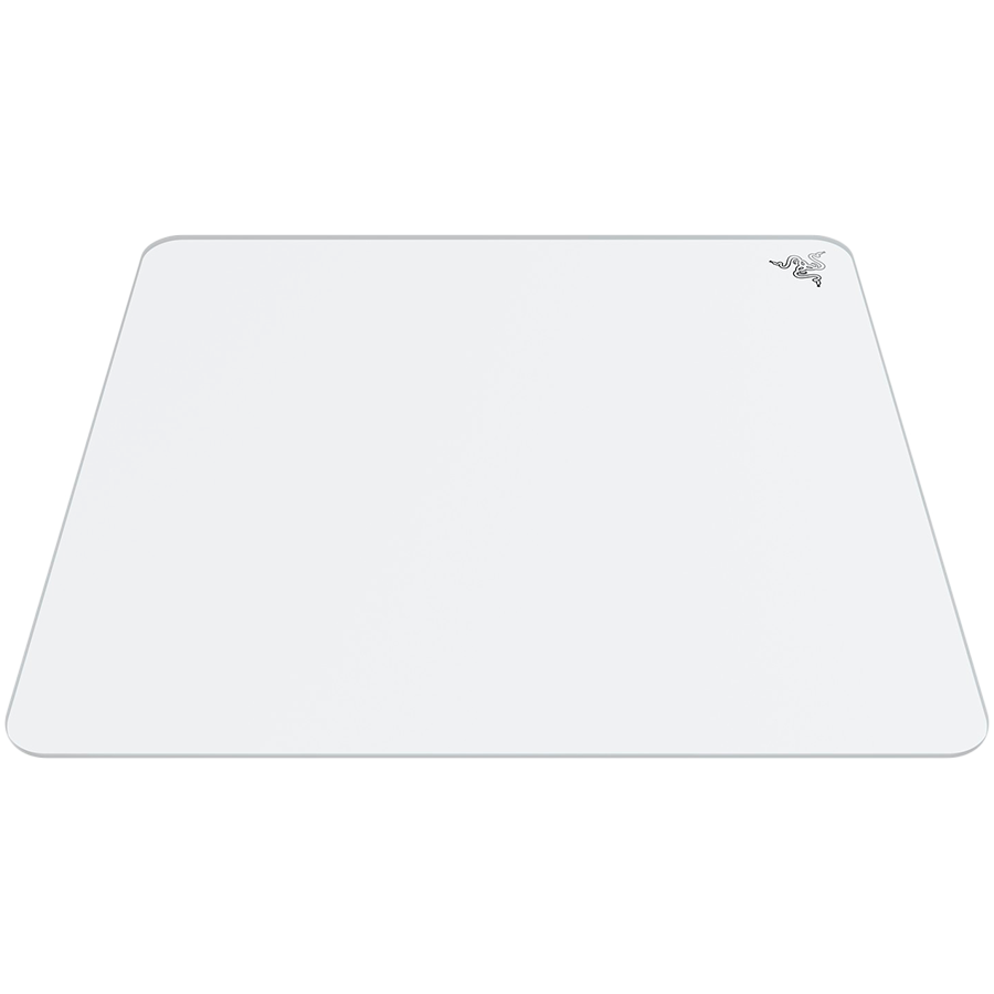 230607160025674076 Razer Atlas - White, Glass gaming mousepad, Length: 450 mm, Width: 400 mm, Thick: 5 mm, Tempered glass, Anti-slip rubber base - Image 1