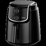 Air fryer, 3.5L big capacity, 1500W strong power, adjustable temperature up to 200 °C, multi-functional: air frying, roasting, baking, grilling, frying basket with rapid hot air circulation system