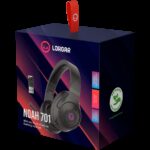 Lorgar Noah 701, gaming headset with microphone, 2.4G+ BT 5.0 Realtek 8763, battery 1000mAh, type-C charging cable 0.8m, audio cable 1.5m, size:195*185*80mm, 0.28kg. Black - Image 5