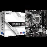 ASROCK MB B760  2 x DDR5 1 x HDMI Port 1 x DisplayPort 4 x SATA3 2 x Ultra M.2 Micro ATX