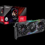 ASROCK Video Card AMD Radeon RX7700XT Phantom Gaming 12GB OC, GDDR6, 192-bit, 3x DisplayPort 2.1, 1x HDMI 2.1, 2x 8-pin Power Connectors, Recommended PSU 750W