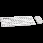 LOGITECH Pebble 2 Bluetooth Keyboard Combo - TONAL WHITE - US INT'L