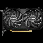 MSI Video Card Nvidia GeForce RTX 4060 TI VENTUS 2X BLACK 16G OC, 16GB GDDR6, 128bit, Boost: 2625 MHz, 18Gbps,  4352 CUDA Cores, PCIe 4 x 16, 3x DP 1.4a, HDMI 2.1a, RAY TRACING, Dual Fan, 1x8pin, 550W Recommended PSU, 3Y - Image 2