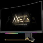 LED Монитор MSI MSI MEG 342C QD-OLED Curved Gaming Monitor, 34.18" 175Hz, UWQHD (3440x1440) 21:9, QD-OLED, 1800R curve, 0.03ms, 250nits, 1000000:1, 178°/178°, FreeSync Premium Pro, Adjustable Stand, 1x DP, 2x HDMI, 1x USB Type-C, 3Y Warranty - Image 2