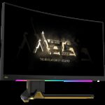 LED Монитор MSI MSI MEG 342C QD-OLED Curved Gaming Monitor, 34.18" 175Hz, UWQHD (3440x1440) 21:9, QD-OLED, 1800R curve, 0.03ms, 250nits, 1000000:1, 178°/178°, FreeSync Premium Pro, Adjustable Stand, 1x DP, 2x HDMI, 1x USB Type-C, 3Y Warranty - Image 3