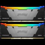Kingston 32GB 3200MT/s DDR4 CL16 DIMM (Kit of 2) 1Gx8 FURY Renegade RGB