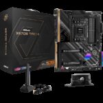 ASROCK MB Desktop X670E Taichi, AM5, 4x DDR5, 2x PCIe 5.0 x16, 8x SATA3, 3x Hyper M.2 (PCIe Gen4x4), 1x Blazing M.2(PCIe Gen5x4), 2x USB-C, 13x USB 3.2, 5.1 CH HD Audio, 1x HDMI, 2.5G LAN, Wi-Fi, BT, 1x SPDIF