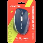 CANYON MW-21, 2.4 GHz  Wireless mouse ,with 7 buttons, DPI 800/1200/1600, Battery: AAA*2pcs,Blue,72*117*41mm, 0.075kg - Image 6