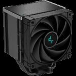 DeepCool AK500 Zero Dark, CPU Air Cooler, 1x120mm FK120 PWM FDB Fan, Digital Display, ARGB, TDP 240W, 5 Heatpipes, Black, LGA2066/2011-v3/2011/1700/1200/115x, AMD AM5/AM4, 127x117x160 mm(LxWxH), 3Y,R-AK500-BKNNMT-G-1