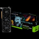 Gainward GeForce RTX 4070 Super Panther OC 12GB GDDR6X, 192 bit, 1x HDMI 2.1, 3x DP 1.4a, 3 Fan, 1x 16-pin power connector, recommended PSU 750W, NED407ST19K9-1043Z