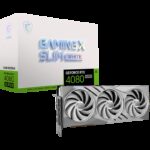 MSI Video Card Nvidia GeForce RTX 4080 SUPER 16G GAMING X SLIM WHITE, 16GB GDDR6X, 256-bit, 23 Gbps Effective Memory Clock, 2610 MHz Boost, 10240 CUDA Cores, 2x DP v1.4a, 2x HDMI 2.1a, RAY TRACING, Triple Fan, 850W Recommended PSU, 3Y