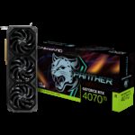 Gainward GeForce RTX 4070Ti Panther 12GB GDDR6X, 192 bit, 1x HDMI 2.1, 3x DP 1.4a, 3 Fan, 1x 16-pin power connector, recommended PSU 750W, NED407T019K9-1043Z