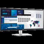 LED Монитор DELL Dell P3424WE Curved USB-C Hub Monitor LED, 34", WQHD 3440x1440 60Hz, 21:9, 3800R, IPS, Anti-glare, 3H Hard Coating, Comfort V, Flicker Free, 300 cd/m2, 1000:1, 178/178, 5ms/8ms, Touchscreen, DP, HDMI, USB-C 3.2 Gen 1, LAN, Height, Swivel, Tilt, 3 - Image 2