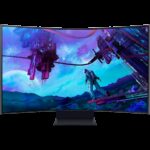 Monitor LED Samsung LS55CG970NUXDU Odyssey G97NC, 55" UHD Curved 1000R 16:9 (3840x2160) VA 165Hz, 600 cd/㎡, 1m:1, HDR 10 +, 1ms (GTG), 178/178, FS, 1xDP 3xHDMI, 2xUSB 2.0, 60W 2.2.2Ch, 3.5 Jack, Tilt/Pivot/Swivel/HeightAdj (300mm), Remote, 2Y