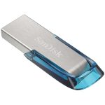 SanDisk Ultra Flair 64GB, USB 3.0, 150MB/s read - Tropical Blue