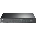 Мрежов Комутатор TP-LINK TP-Link TL-SG1210MPE 10-Port Gigabit Easy Smart Switch with 8-Port PoE+, 8× Gigabit PoE+ Ports, 2x Gigabit Non-PoE Ports, 1× Combo Gigabit SFP Slot, 123 W PoE Power,Desktop Steel Case,MTU/Port/Tag-based VLAN,QoS,IGMP Snooping,Web/Utility Management