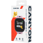 CANYON Sandy KW-34, Kids smartwatch, 1.44 inch colorful screen, GPS function, Nano SIM card, 32+32MB, GSM(850/900/1800/1900MHz), 400mAh battery, compatibility with iOS and android, Pink, host: 52.9*40.3*14.8mm, strap: 230*20mm, 42g - Image 6