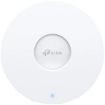 Безжична точка за достъп TP-LINK TP-Link EAP653 AX3000 Ceiling Mount Dual-Band Wi-Fi 6 Access Point, 1x1Gbps RJ45 Port,574Mbps at  2.4 GHz + 2402 Mbps at 5 GHz,802.3at POE, 2×Internal Antennas, 160MHz Supported, MU-MIMO, Seamless Roaming, Band Steering, Beamforming, Load Balance