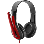CANYON PC headset HSC-1 PC Mic Flat 2m Black Red - Image 3