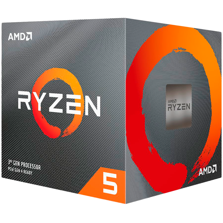 240618160011327012 Централен процесор - настолен AMD AMD CPU Desktop Ryzen 5 6C/12T 3600 (4.2GHz,36MB,65W,AM4) with Wraith Spire Cooler, box - Image 1