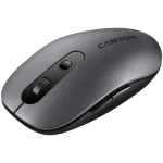 CANYON MW-9, 2 in 1 Wireless optical mouse with 6 buttons, DPI 800/1000/1200/1500, 2 mode(BT/ 2.4GHz), Battery AA*1pcs, Grey, 65.4*112.25*32.3mm, 0.092kg - Image 2