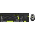 CANYON HSET-W5 EN Keyboard+Mouse AAA+AA Wireless Black