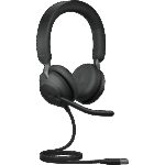 VC Headsets JABRA JABRA EVOLVE2 40 SE, USB-A, MS Stereo