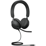 VC Headsets JABRA JABRA EVOLVE2 40 SE, USB-C, MS Stereo