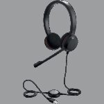 VC Headsets JABRA JABRA EVOLVE 20 MS Stereo USB Headband, Noise cancelling, USB connector, with mute-button and volume control on the cord, with foam ear cushion, Microsoft optimized - Image 3