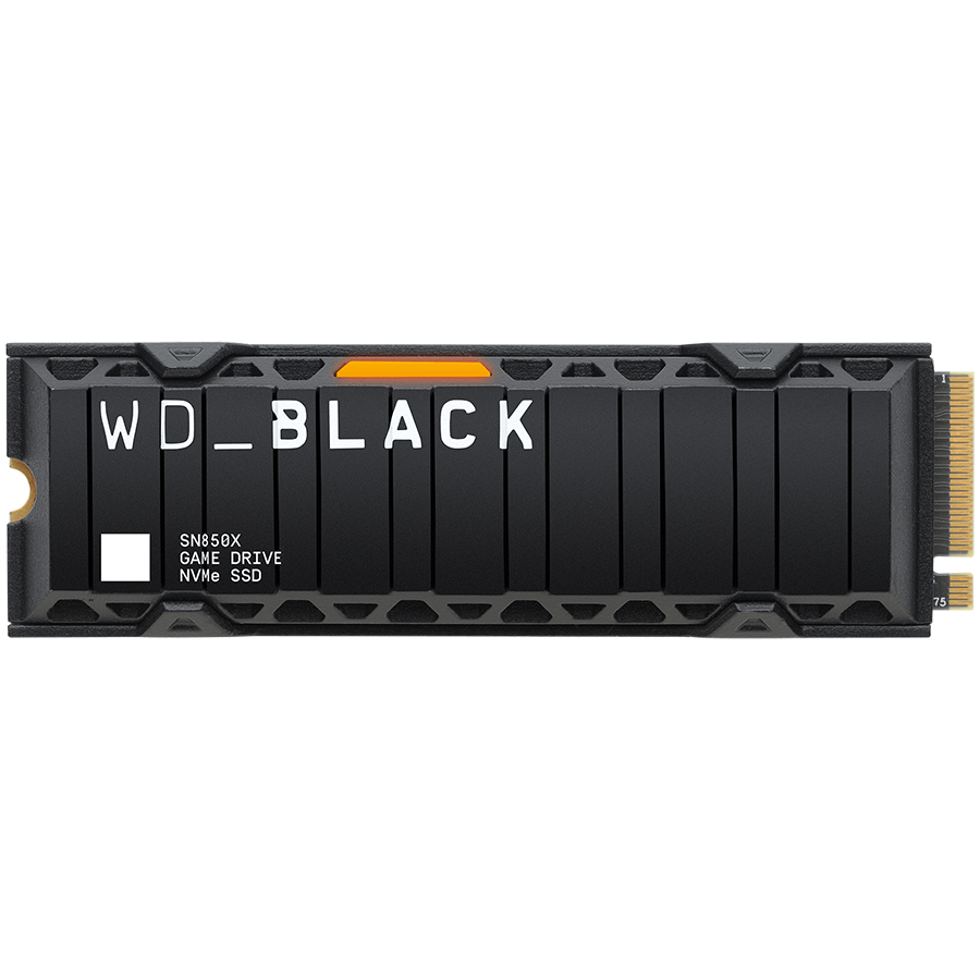 240930113901507685 SSD WD Black SN850X HeatSink 2TB M.2 2280 PCIe Gen4 x4 NVMe, Read/Write: 7300/6600 MBps, IOPS 1200K/1100K, TBW: 1200 - Image 1