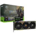 MSI Video Card Nvidia GeForce RTX 4070 Ti SUPER 16G GAMING SLIM STALKER 2 EDITION, 16GB GDDR6X, 256bit, Boost: 2610 MHz, 8448 CUDA Cores, PCIe 4.0, 3x DP 1.4a, HDMI 2.1a, RAY TRACING, Triple Fan, 1x 16pin, 700W Recommended PSU, 3Y