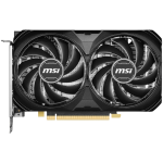 MSI Video Card Nvidia GeForce RTX 4060 Ti 8G VENTUS 2X BLACK E1 OC, 8GB GDDR6, 128bit, Boost: 2565 MHz, 4352 CUDA Cores, PCIe 4.0, 3x DP 1.4a, HDMI 2.1a, RAY TRACING, Dual Fan, 1x 8pin, 550W Recommended PSU, 3Y - Image 2