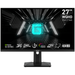 MSI G274QPX Gaming Monitor, 27" 240Hz, WQHD (2560x1440) 16:9, Rapid IPS Anti-glare, 1ms, 400nits, 1000:1, 178°/178°, G-Sync, Adjustable Stand, 1x DP, 2x HDMI, 1xUSB Type-C, 3Y Warranty