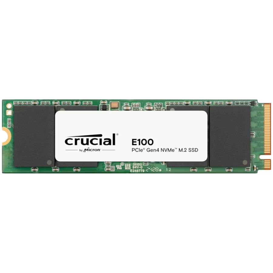 250123150014595058 Crucial E100 480GB PCIe Gen4 2280 NVMe M.2 SSD - Image 1