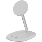 Безжични зарядни CANYON CANYON wireless charger WCS-205 15W Qi2 2in1 w/o adapter White